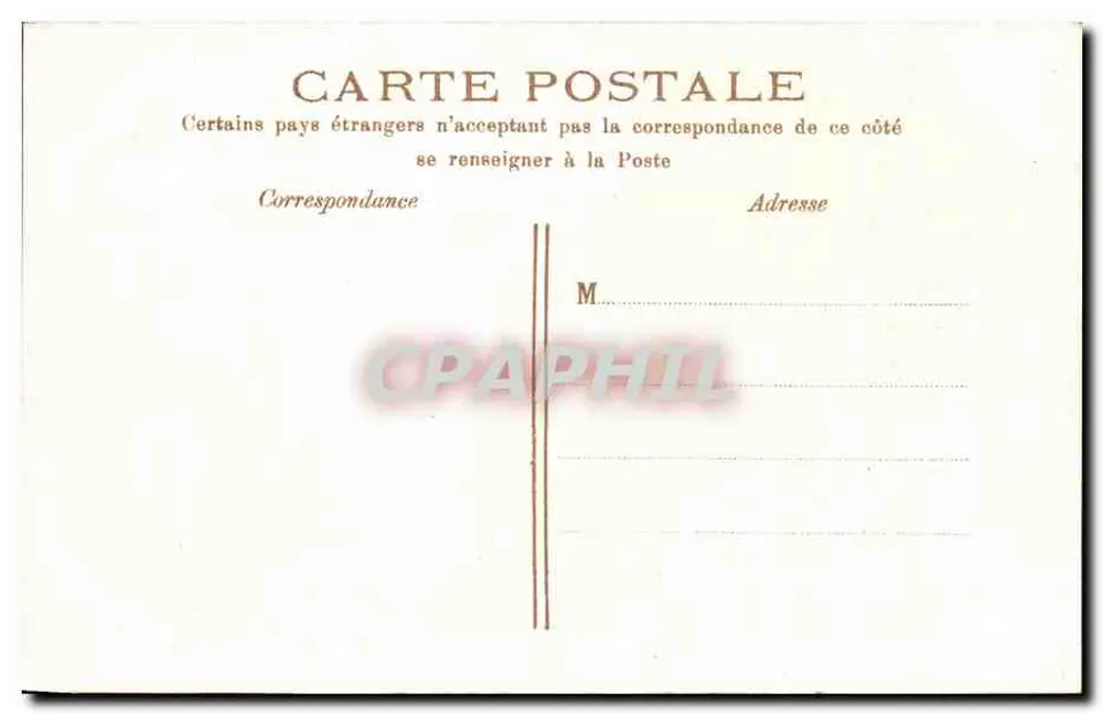 Paris — Les Invalides — editor não identificado - Verso