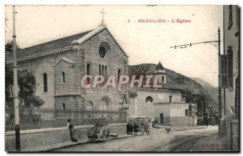 Beaulieu - A Igreja — editor G. F. Paris, n°5 - Frente