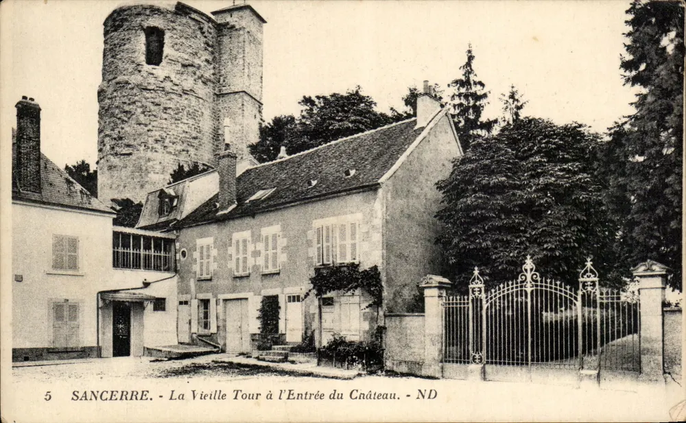 Sancerre — Ansicht der Alten Turm am Eingang zum Schloss — ND - Vorderseite