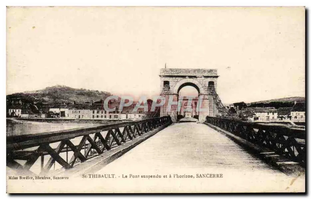 St-Thibault — Die Hängebrücke und der Horizont, Sancerre - Vorderseite