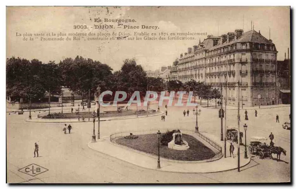 Dijon — Place Darcy — C.L.B. 3003 - Recto