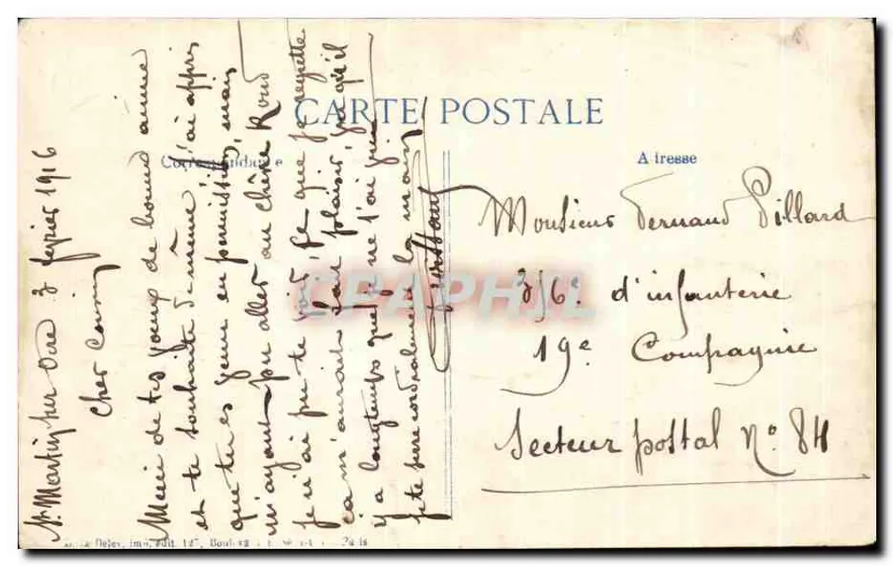 Gien (Loiret) — Vista geral das fábricas — 1894 - Verso