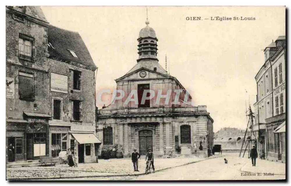 Gien — De Kerk van Sint-Louis — Edities E. Mahé - Voorkant