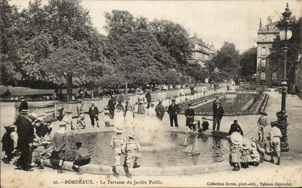 Bordeaux - La Terrasse du Jardin Public — Sammlung Gorce, Photo-Verlag, Talence (Gironde) - Vorderseite