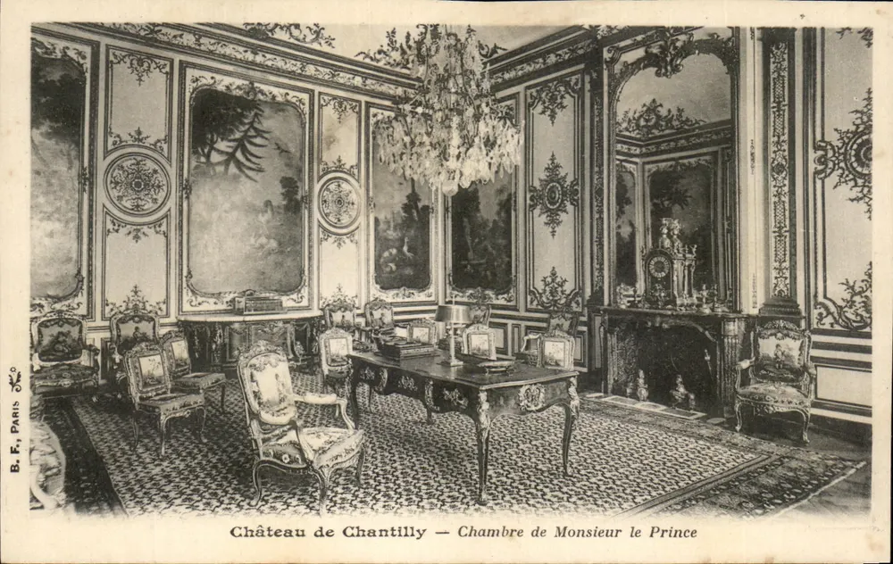 Schloss Chantilly — Zimmer des Herrn Prinzen — B. F., Paris - Vorderseite