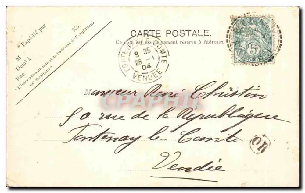 Brest — O Pont Giratório — V.P. Paris No. 15 - Verso