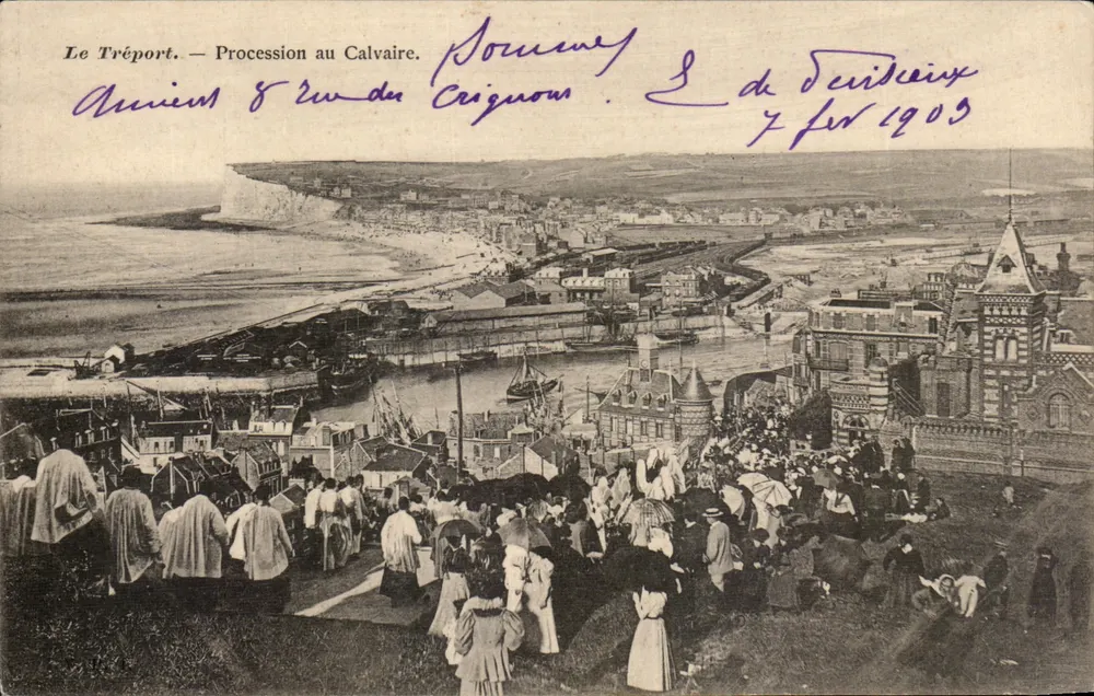 Le Tréport — Procession no Calvaire — editor desconhecido, número de série não visível - Frente