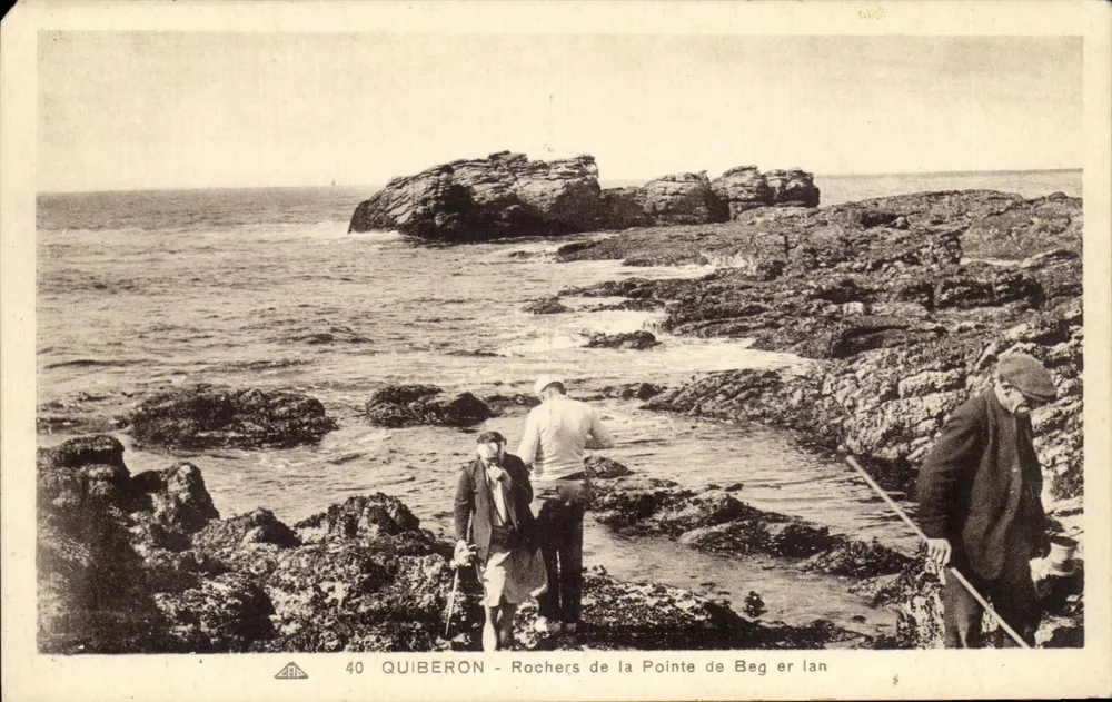 Quiberon - Rocce della Pointe de Beg er lan - Recto