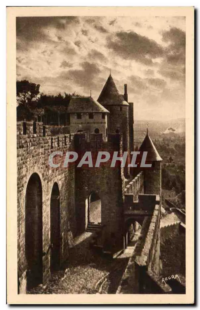 Carcassonne — A Porta do Senescal — Les Arts Graphiques, rue de la Concorde - Frente