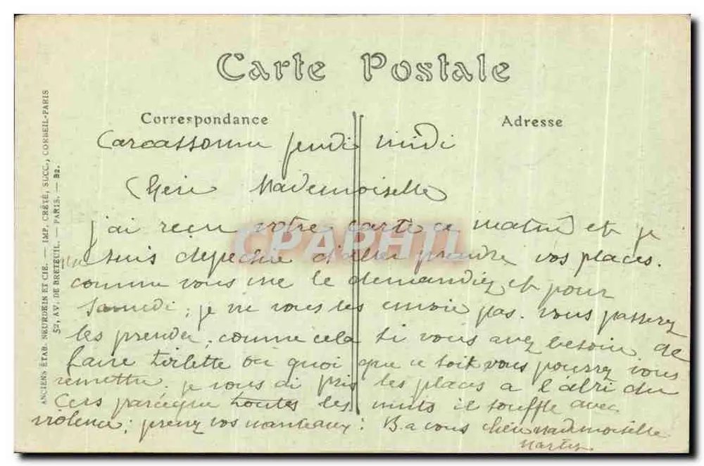 Cité de Carcassonne — Ansicht vom Nordosten — JND Phot. - Rückseite