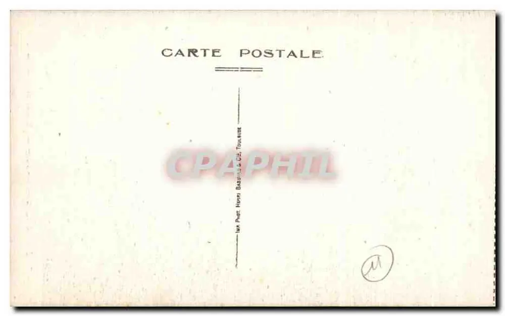 Cité de Carcassonne — A Entrada do Castelo — Editor Hopp & Cie, Toulouse, n°3 - Verso