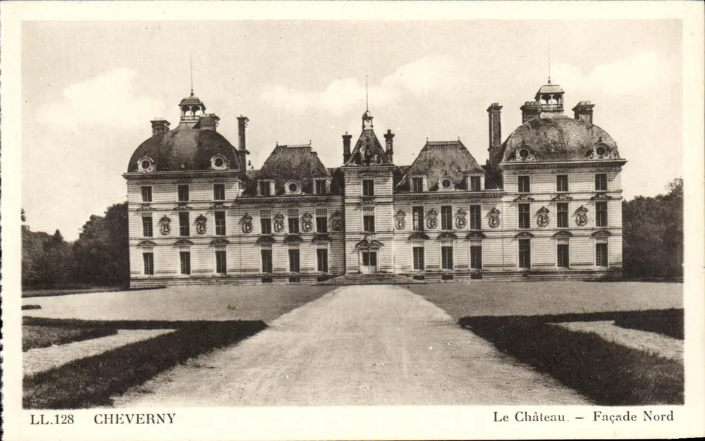 Cheverny — O Castelo — Fachada Norte — LL.128 - Frente