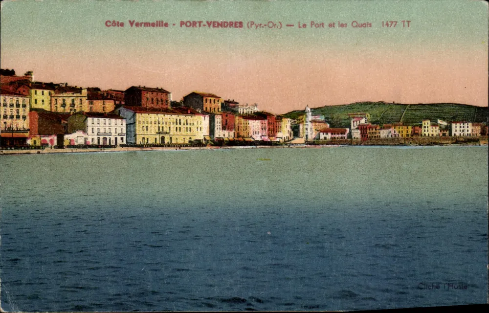 Port-Vendres (Pyr.-Or.) — Der Hafen und die Kai — Côte Vermeille — Cliché Hôste — n° 1477 TT - Vorderseite