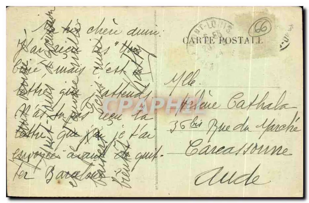 Pirineus-Orientais — Lago longo (alt. 2.000 m) e o Carlite — série 408 - Verso