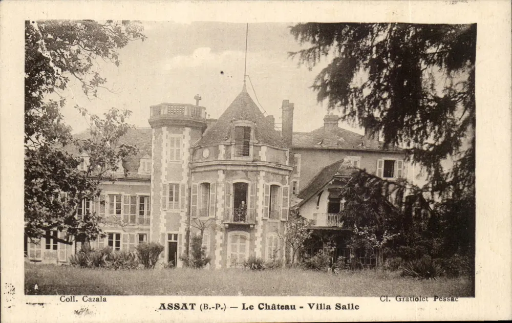 Assat (B.P.) — Il Castello - Villa Salle — Cl. Gratiolet Pessac - Recto