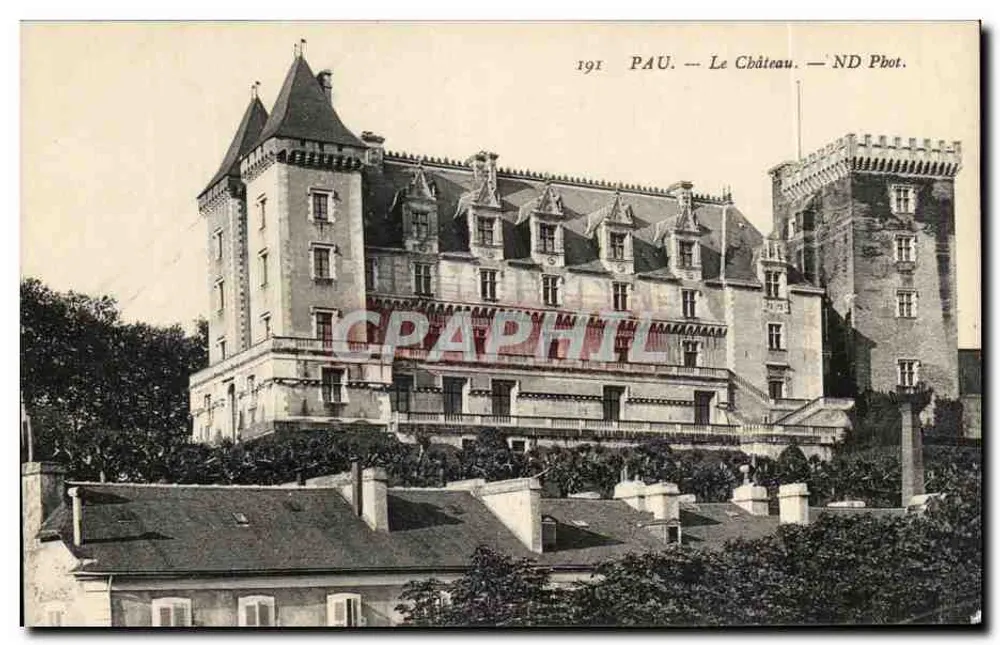 Pau — O Castelo — ND Phot. - Frente