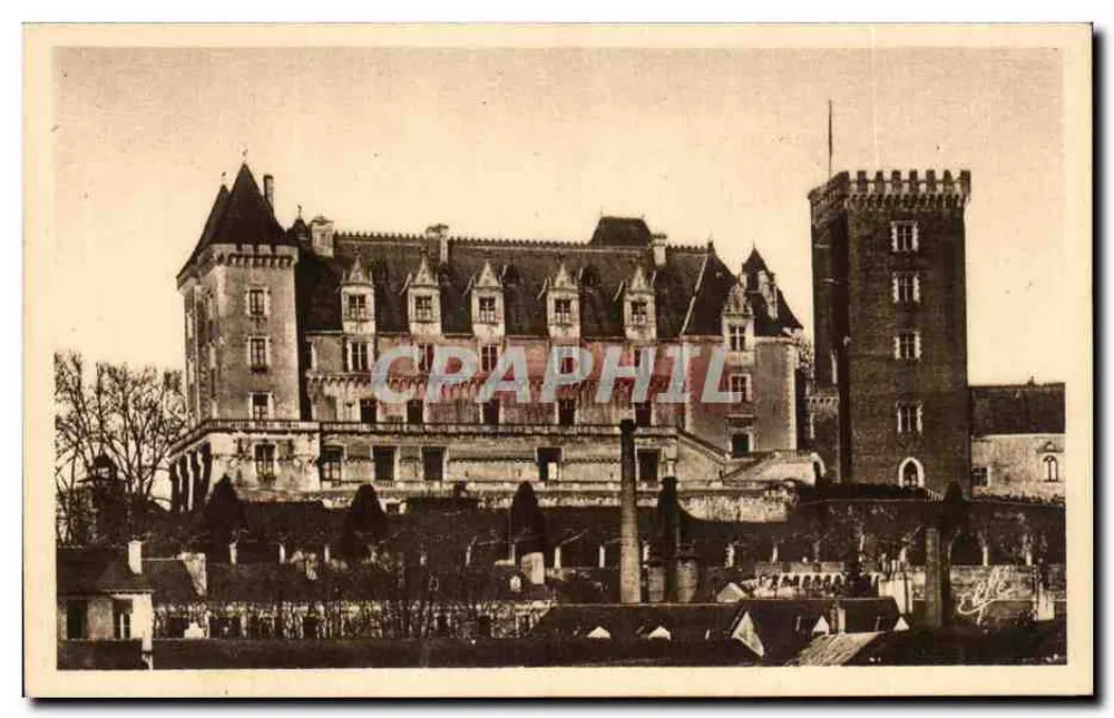 Pau - Castello di Enrico IV — Edizione Labouche Frères - Toulouse - Recto