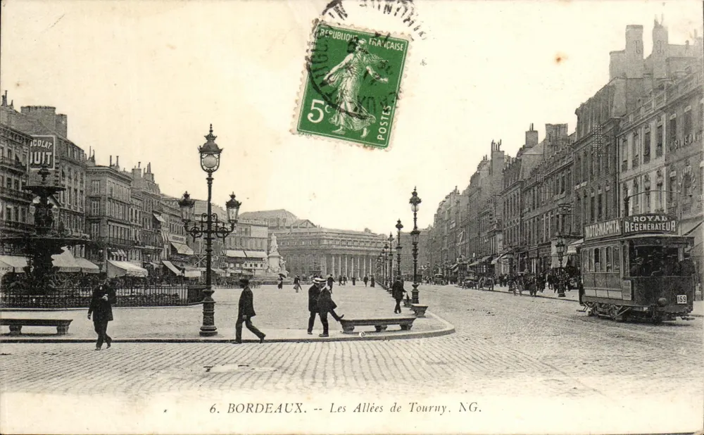 Bordeaux — Les Allées de Tourny — NG - Frente