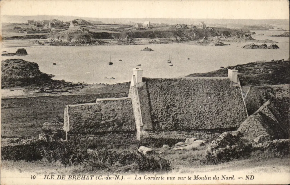 Ile de Bréhat (C.-du-N.) — La Corderie vue sur le Moulin du Nord — ND - Vorderseite