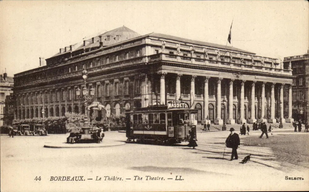 Bordeaux — Ansicht des Theaters — LL. — Selecta - Vorderseite