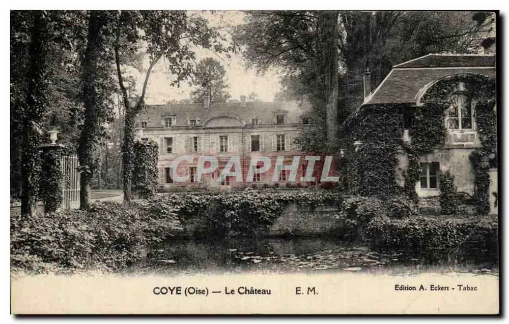 Coye (Oise) — O Castelo — Edição A. Eckert - Tabac - Frente