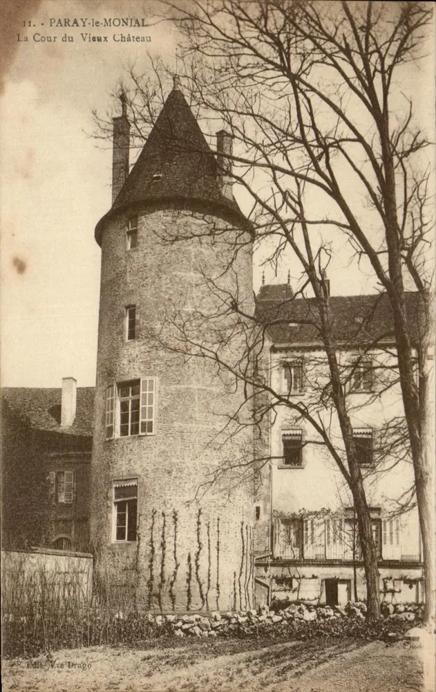 Paray-le-Monial — Ansicht der Cour des alten Schlosses — Verlag Vie Drago - Vorderseite