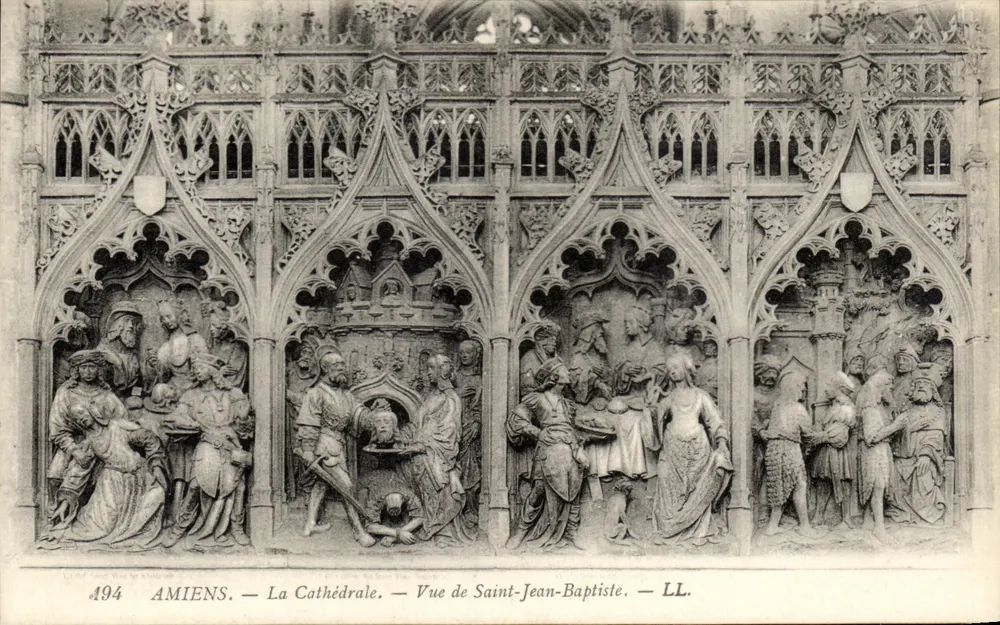 Amiens — Die Kathedrale — Ansicht von Saint-Jean-Baptiste — LL. — Nr. 494 - Vorderseite