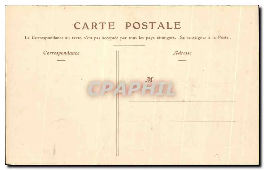 Toulouse — As comportas do Canal de Brienne — A. F. Laglau, Edição Toulouse - Verso