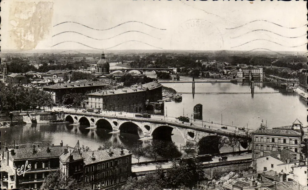 Ansicht von Toulouse — Brücken über die Garonne — Edition Lascahès Frères - Vorderseite