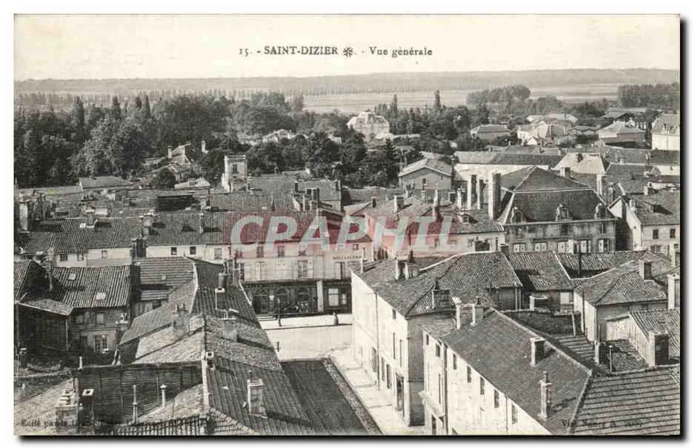 Saint-Dizier — Vista geral — editor: Boll Laugier, n° 15 - Frente