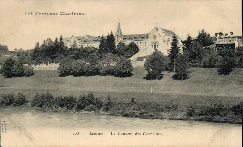 Lourdes — O Convento das Carmelitas — As Pirineus Ilustradas, n°203 - Frente