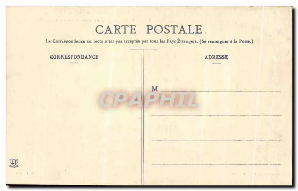 Pierrefitte und Eingang zur Isaby-Tal — Hochpyrenäen (Erste Serie) — Verlag: C. Fratillon - Rückseite