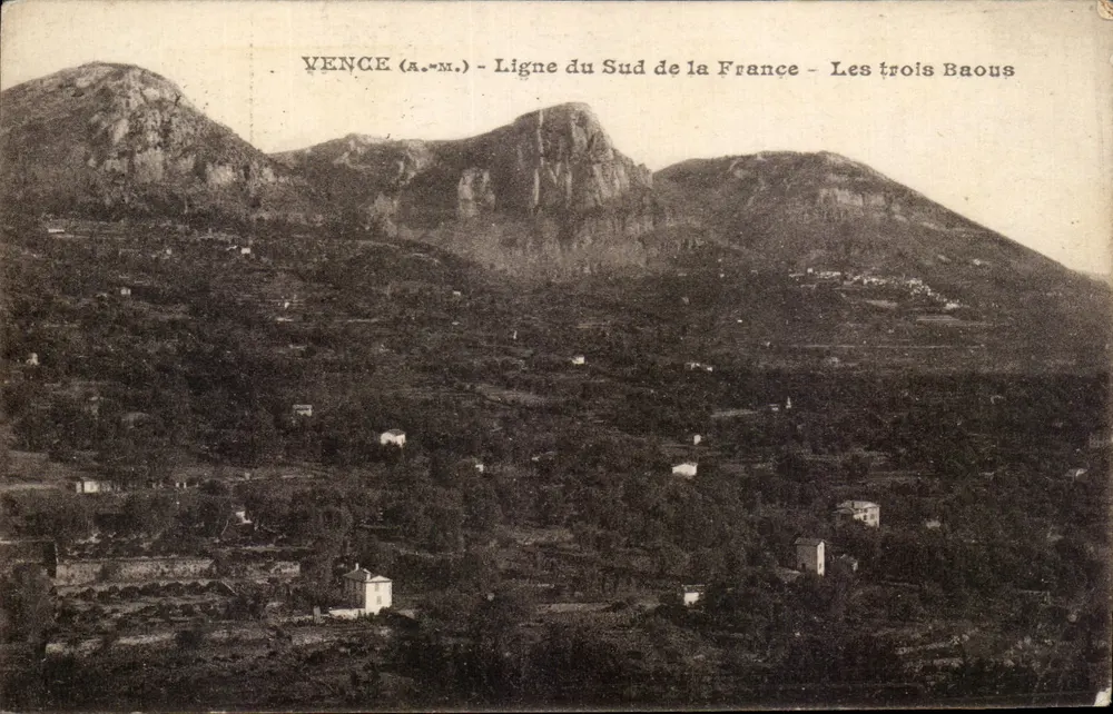 Vence (R.M.) - Linie des Südens Frankreichs - Les trois Baous - Vorderseite