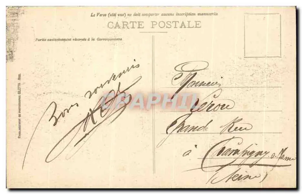 Niza - Palacio de la Darsena y Jardín Albert I - Promenade des Anglais - Edición Giletta - Reverso