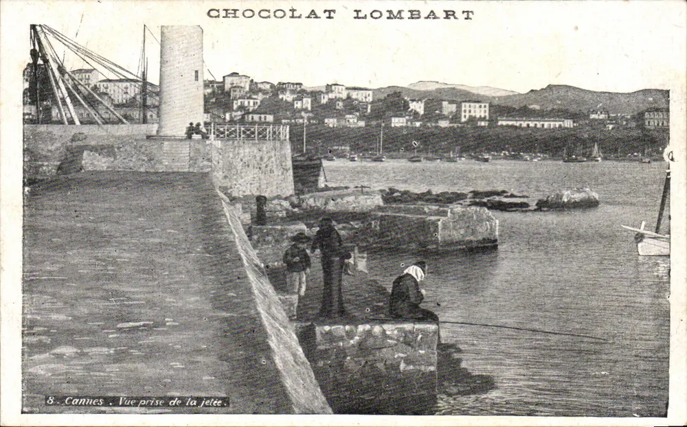 Cannes — Vista tirada da enseada — Chocolat Lombart - Frente