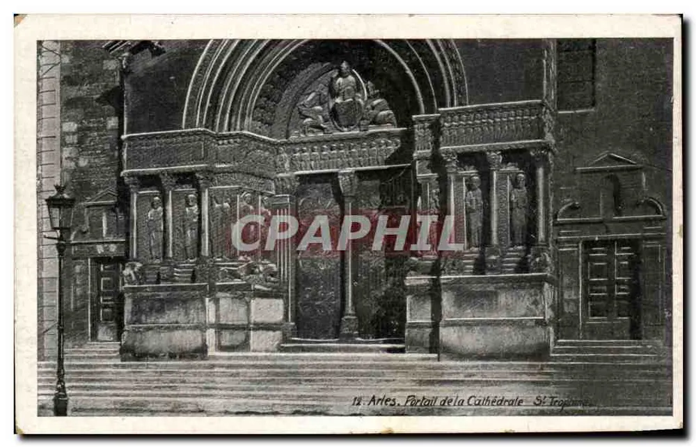 Arles, Portal der Kathedrale - St Trophime - Vorderseite