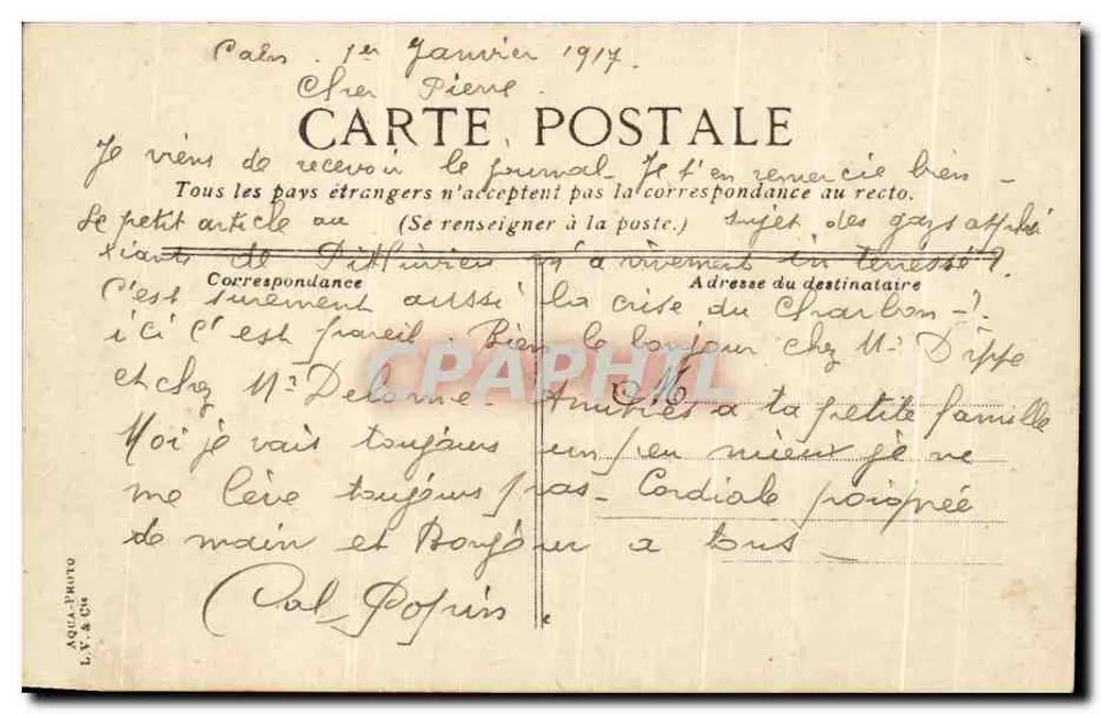 Igreja de Caen — Souvenir de Caen, Popri - Verso