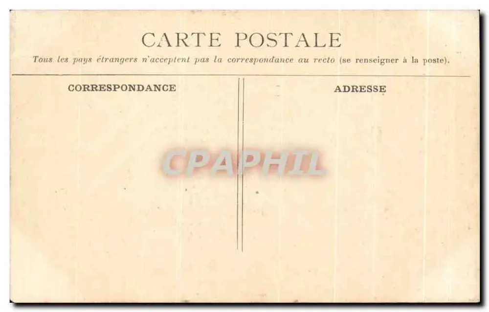 Carcassonne — Vorderportal und Verteidigung des Schlosses (Die Echauguette) — Verlag N.G. - Rückseite