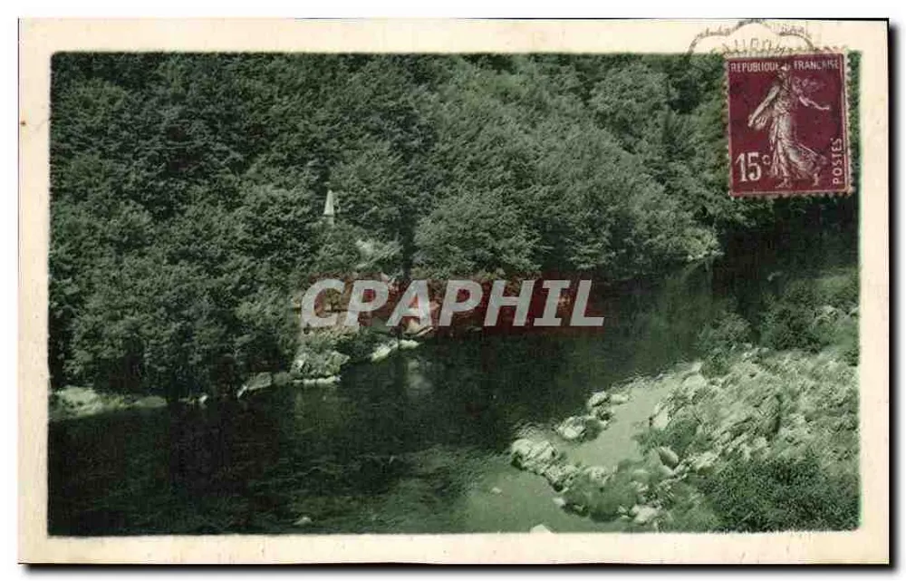 Gargilesse (Indre) — La Creuse au Noir Gouffre — Édit. A. Pacaud, Toulouse - Vorderseite