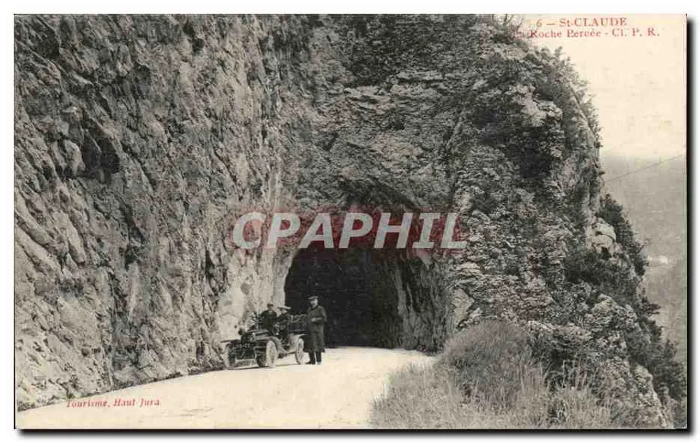 Turismo, Alto Jura — Roche Bercée — St-Claude, Cl. P. R. - Frente