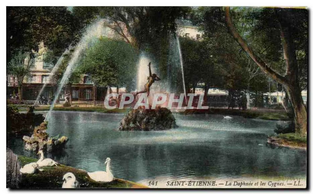 Saint-Étienne — A Dafne e os Cisnes — L.L. n°141 - Frente
