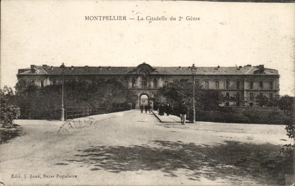 Montpellier — Die Zitadelle des 2. Ingenieurs — Verlag J. Jouët, Volksbazar - Vorderseite