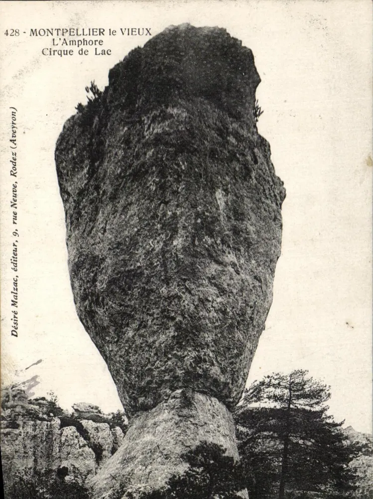 Die Amphore — Cirque de Lac — Désiré Malzac, Verlag, Montpellier le Vieux - Vorderseite