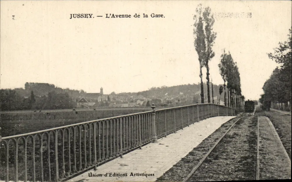 Jussey — A Avenida da Estação — União de Edições Artísticas - Frente