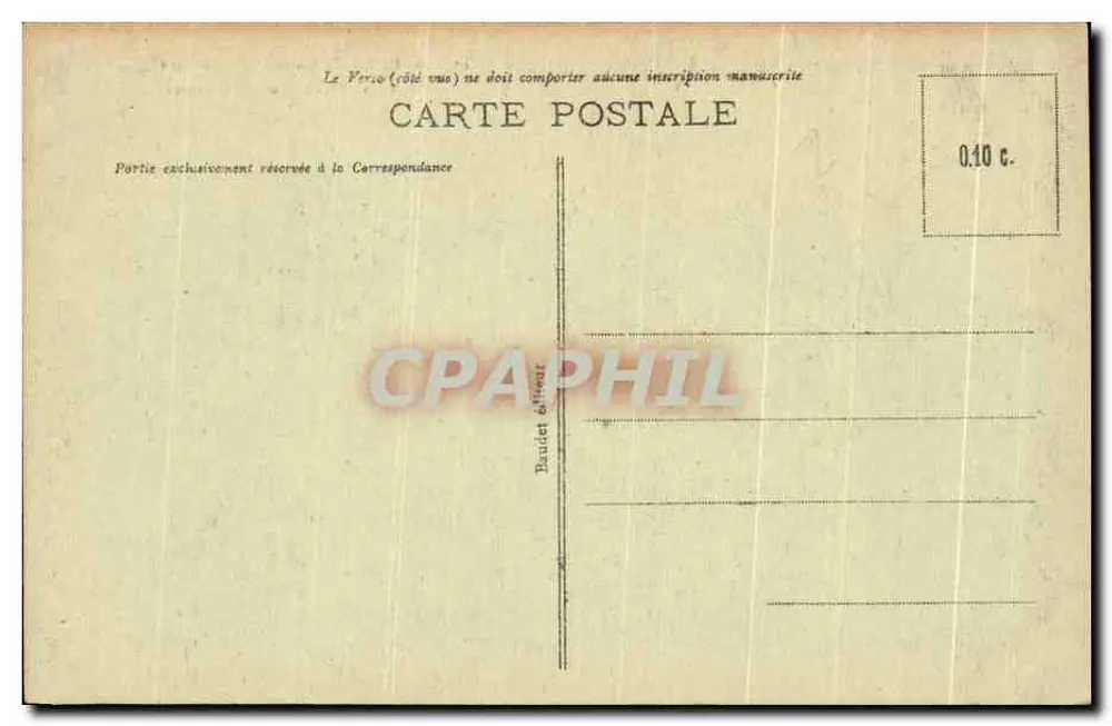 Reims - Die Kathedrale - Südturmschiff — Verlag Baudet, Nr. 310 - Rückseite