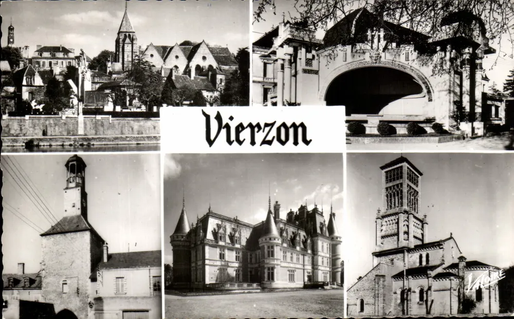 Vierzon — Vista general — Editor VAURINE, n° 4.817 - Anverso