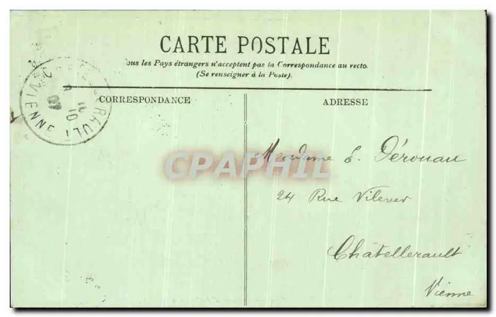 Lourdes — Le Poste des Brancardiers — Ambulanzwagen — LL. - Rückseite