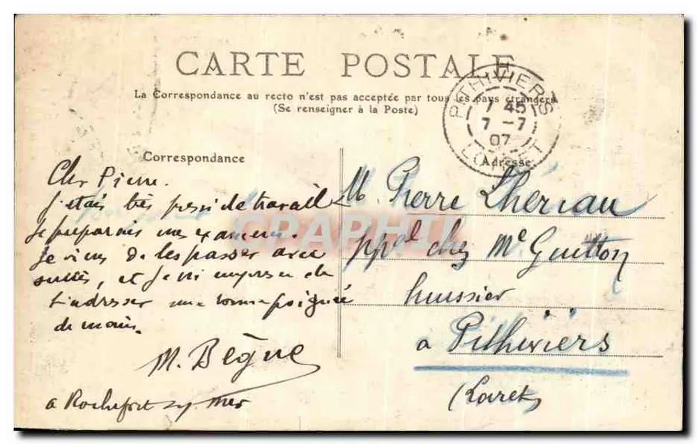 Fouras — Les Bastions et le Sémaphore — C. C. - Verso