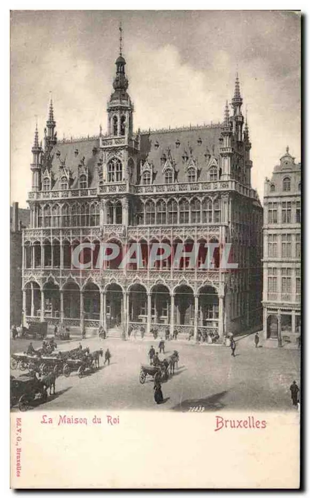 A Casa do Rei — Bruxelas — Editor E.A. Y. G., Bruxelas, n° 76619 - Frente