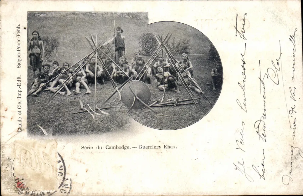 Guerriers Khas — Série du Cambodge — Claude et Cie, Saïgon-Phnom-Penh - Vorderseite